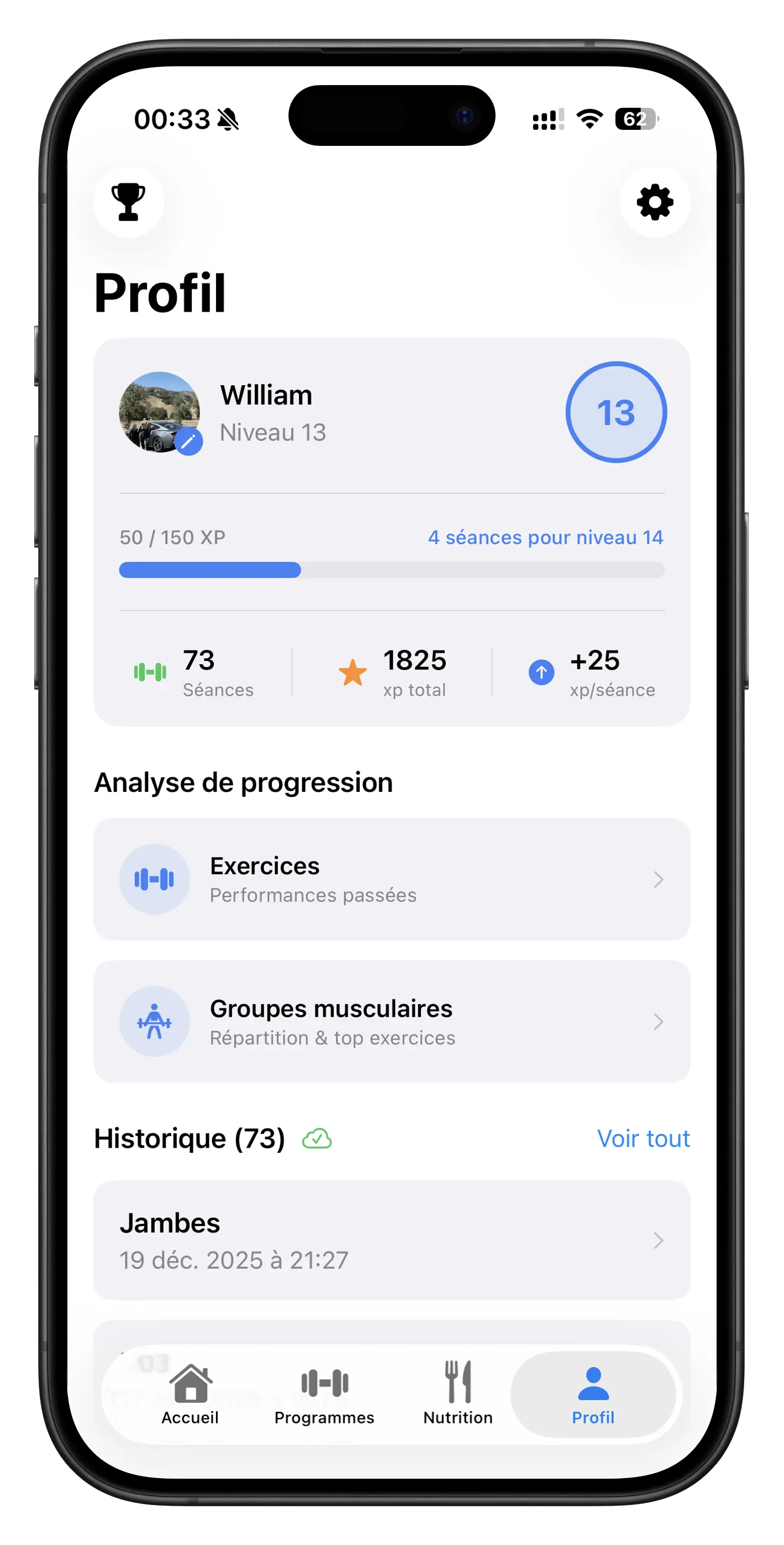 Liftify iOS App 1